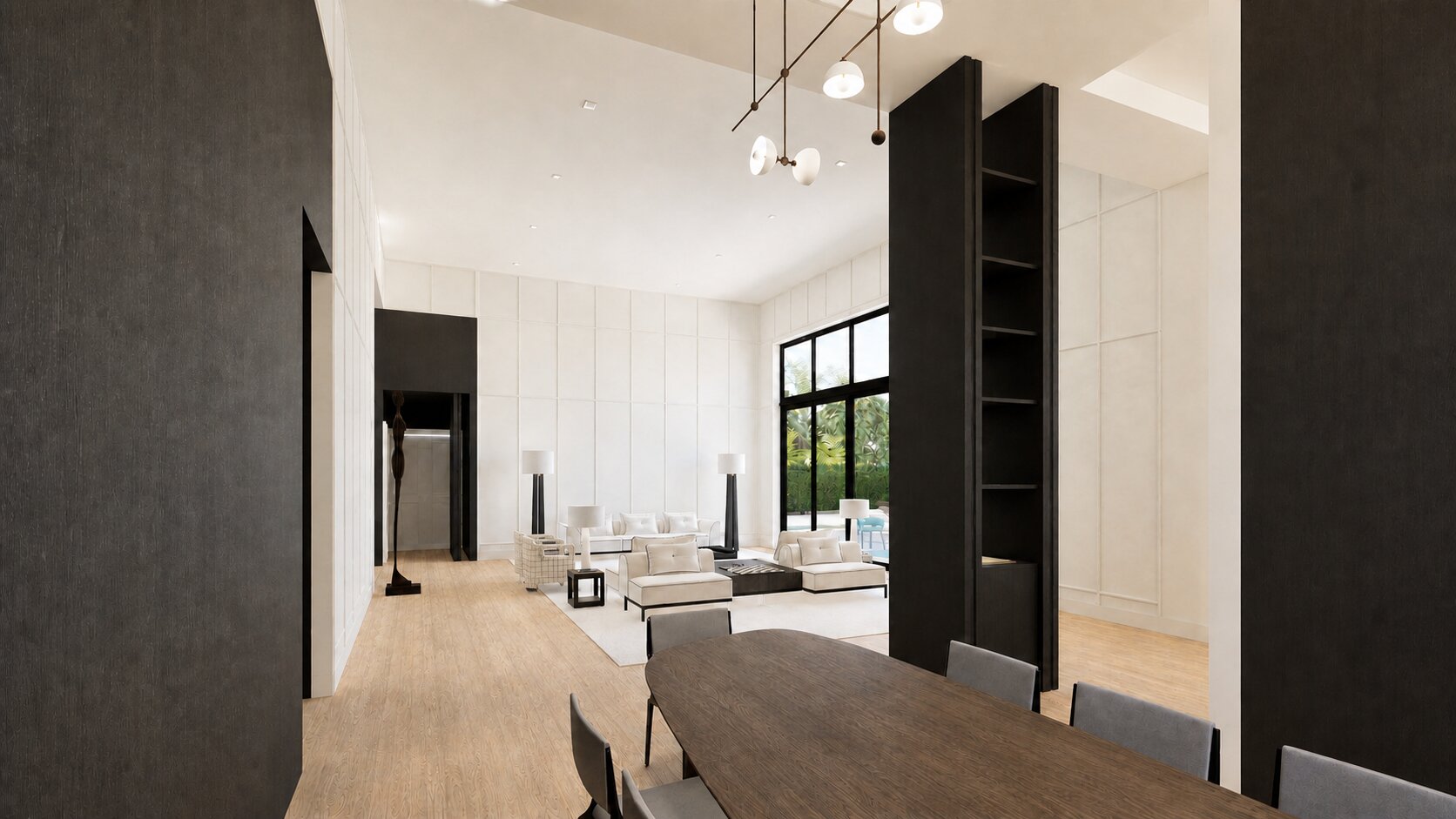Dining into living room, 7016 Mandarin Residence